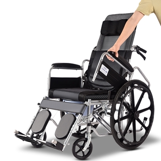 【In stock】Foldable wheelchairs, wheelchairs with commodes, wheelchairs for the elderly, auxiliary support for the daily emergence of disabilities, support for the disabled