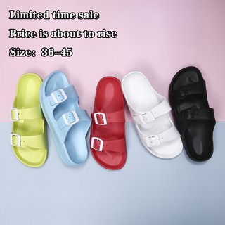 Hot Sale Couple slippers Outdoor Sandal Slipper men Summer breathable Word drag shoes women