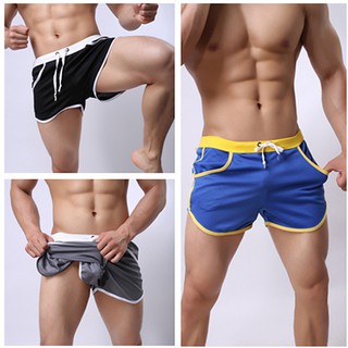 Summer Mesh Breathable Mens Shorts Gym Sports Running Sleep Casual Short Pants