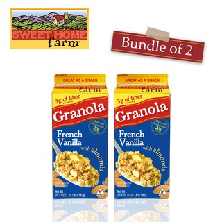 Sweet Home Farm French Vanilla with Almonds Granola (Bundle of 2)