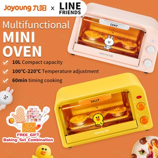 【Line Friends】Electric Oven Household Baking Co-branded Joyoung Multi-Functional Timed Small Oven Automatic Mini Full Cake Vertical Oven (1)