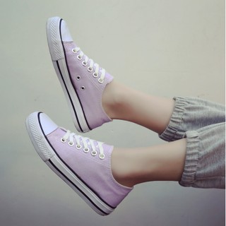 Canvas Women's Platform Shoes Casual Shoes Trend Korean's Girl Lace Up Shoes (1)