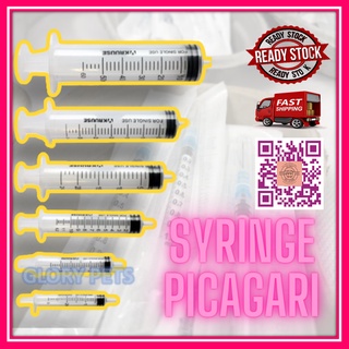 Syringe Picagari Medical Supplies Terumo Nipro BD 1ml 3ml 5ml 10ml 20ml Luer Lock Luer Slip Kucing Human
