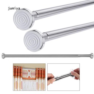 JY_Telescopic Tension Extendable Curtain Rod Rail Closet Clothes Towel Hanging Pole