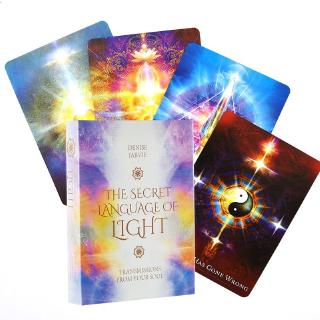 The Secret Language of Light Oracle 45 Cards Transmissions from your Soul Cards Moon Beginners Spread Reveal Mystery Jarvie (1)