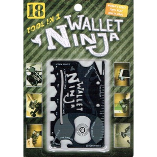 Wallet Ninja™ • 18 Tool In 1