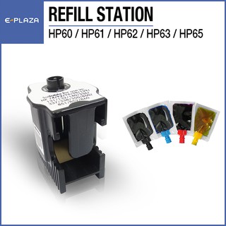 Refill Station Ink Cartridges Compatible HP 60 60XL 61 61XL 62 62XL 63 63XL 65 65XL 901 901XL Black Color