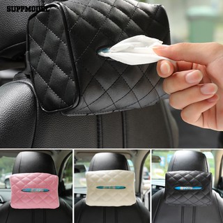 Car Auto Seat Back Leather Tissue Napkin Holder