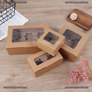 【Evert】Paper Cookie Cake Packaging Box for Candy Kids Gift Party Sup
