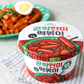 [Korea] Diet food Konjac brown rice Ttoekbokki Devil's-tongue jelly 145g Rice cake Korean diet food ttokbokki