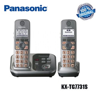 Panasonic KX-TG7731S Landine Cordless Phone Answering System telephone