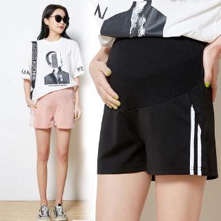 Maternity Pants Pregnant Women Shorts Leggings Cotton Pants Stripe Print Pants