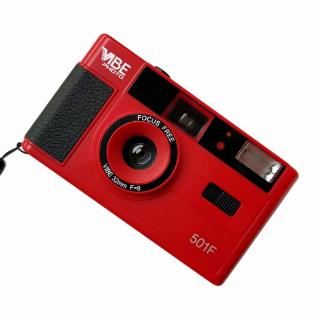 Spot new German VIBE 501F camera non-disposable retro film camera 135 film fool with flash