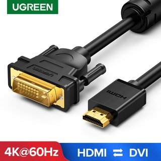 UGREEN HDMI to DVI24+1 Adapter 3D 1080P DVI Male to HDMI Male Converter Cable