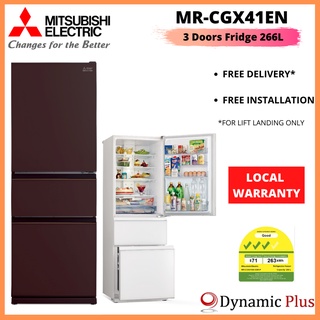 Mitsubishi MR-CGX41EN 3-doors Refrigerator 266L