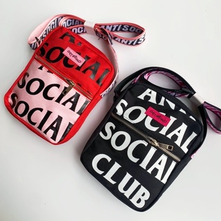 [Shop Malaysia] A) High Quality Anti Social Club Sling Bag Crossbody Bag