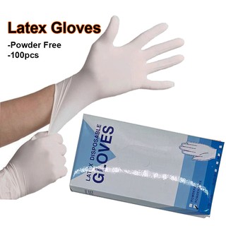 100PCS Latex Examination/200 PCS (one box) TPE Gloves Kitchen Disposable Gloves Food Grade Household