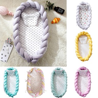 Newborn Baby Knit Portable Removable And Washable Crib Travel Bed Nest Bed Crib