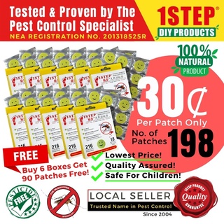 1STEP Mosquito Repellent Patch 18s – Dengue Prevention – Safe for Children – Tested & Proven by Pest Control Specialists