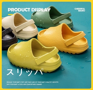 ✅Spot hot✅Kids Sandal Non-slip Shoes Kids Slippers Baby Boy Girl Shoes Comfortable Summer Outdoor Children Yeezy Slide S