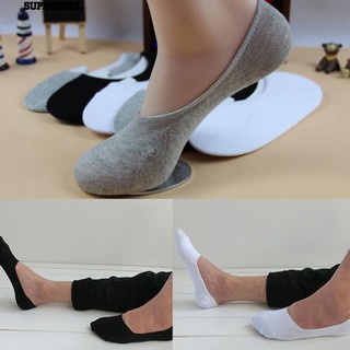 Suppmodel Men's Fashion Sports Invisible Low Cut Cotton Ankle Boat Socks
