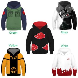 Anime Naruto Children's Hoodie 3D Pullover Jacket for Kids
