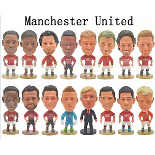 soccerwe Manchester United Football Club Vinyl Soccer model European Cup 2020 MU Figures