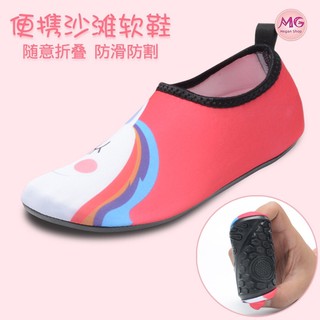 Upstream shoes sandals boy and girl swimming diving snorkelling children wading barefoot soft shoes slip diving anti-cu