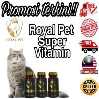[Shop Malaysia] [ HOT SALES NOW!! ] Royal Pet Super Vitamin supplement For Cat