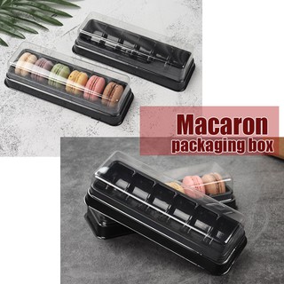 10pcs Macaron box packaging container packing box for 6 macarons macaroon box