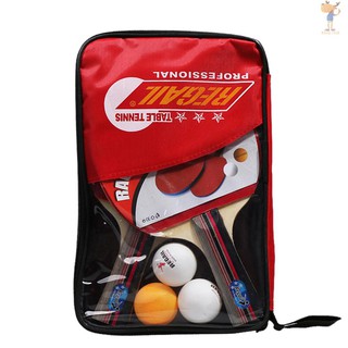 (Large inventory)Rubber Ping Pong Paddle Set Table Tennis Racket Kit Horizontal and Vertical Grip Bat Optional