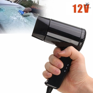 Portable 12V Hot & Cold Travel Car Folding Camping Hair Dryer Window Defroster