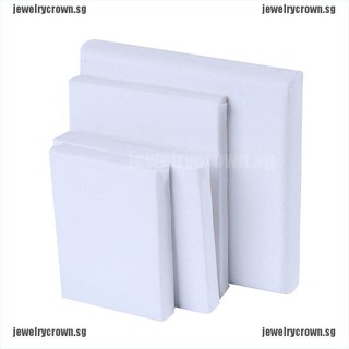 [Jewelry] Blank White Mini Small Stretched Artist Canvas Art Board Acrylic Oil Paint [Crownsg]