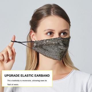 unisex Sequins Half Face Mask Masks Cotton Windproof Anti Reusable Comfortable Balaclava F Personalized