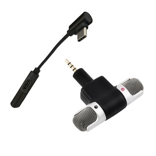 Type C to 3.5mm Audio Adapter External Wireless Microphone For DJI Osmo Pocket