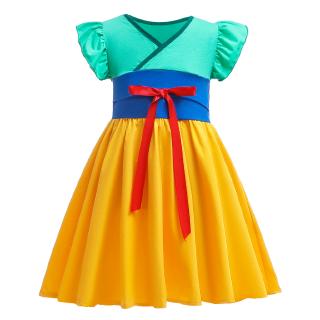 Dress Mulan Dress Clothes Princess Costume Hua Costumes Kids Girls Adult Kids Dress Cosplay Halloween Gift Birthday