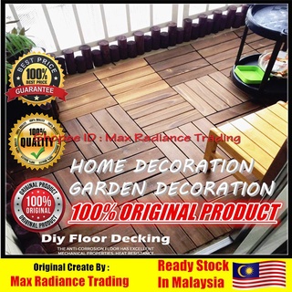 [Shop Malaysia] Floor Decking, Garden Decoration Flooring, WPC, Wood Floor, Kayu, Carpet, Home Decoration, Wooden Decking Outdoor