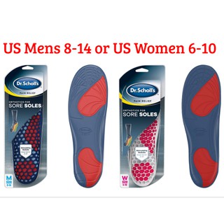 ☘️ Dr. Scholl's SORE SOLES Pain Relief Orthotics // Relieve Sore Feet US Men's 8-14 / US Women's 6-10
