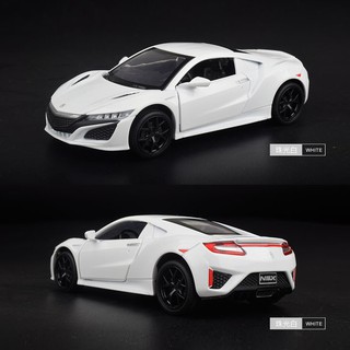 Jianyuan Simulation alloy Acura NSX car model Children's sound and light pull back toy sports car (1)