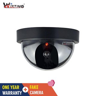Led Fake Simulated Wistino Camera Dome CCTV Security Home Camera Dummy Surveillance Camera Outdoor Simulation Indoor
