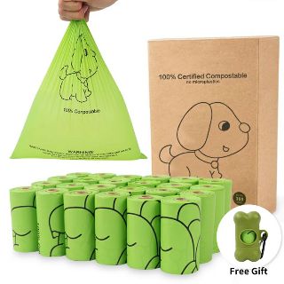 Compostable Poop Bags Made of Corn Starch