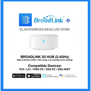 Broadlink S3 Hub (works with TC3 Smart Switch and S3 sensors)