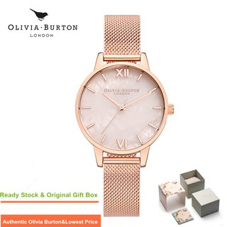 AUTHENTIC Olivia Burton Watch OB Woman Semi Precious Wristwatch Ready Stock