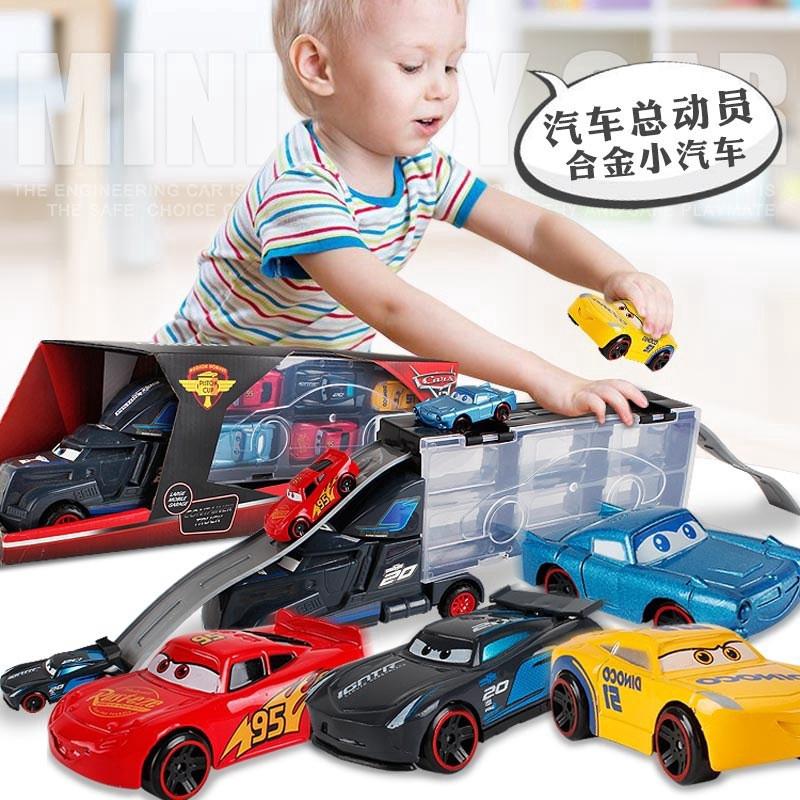 6 in 1 Pixar Cars Cabinet Truck Transport Toy