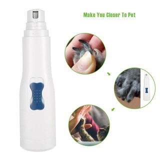 Pet Nail Grinder Electric Nails Grooming Tool Paws Grinding Clipper Trimmer
