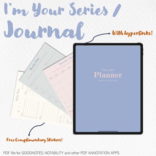 (Notability/Goodnotes) I'm Your Planner Digital Planner