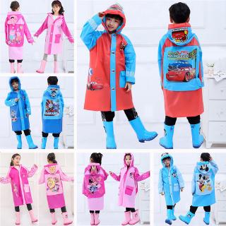 【Ready Stock】Cartoon Children Raincoat Rain Coat For Kids Boy Girl