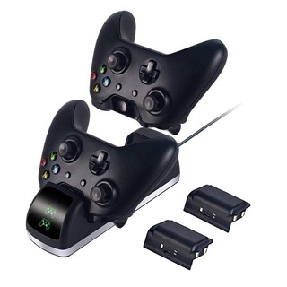Xbox One Controller Charger with 2 Rechargable Charging Station with Battery for Xbox One/ One X/S in stock