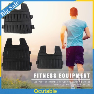 QCUTABLE 3/15/35kg Loading Weight Vest Jacket for Boxing Training Workout Equipment