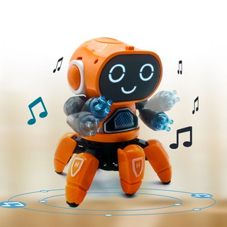 Ready Stock🐾Remote Control Toys Six Feet Dancing Robot Music Robot Toy